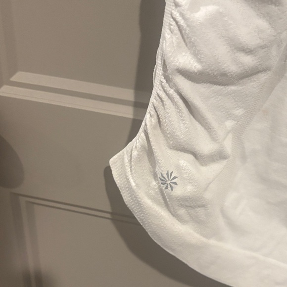 Athleta Women's Classic White Short Sleeve Tee - Picture 4 of 4